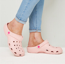 Wide Fit Lightweight Clog Shoe - LJ892